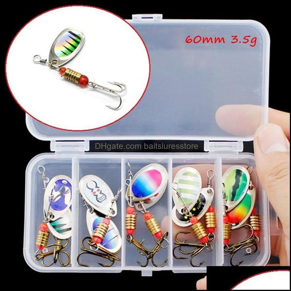 baits lures fishing sports outdoors 10pcs/box 10 colors mixed 60mm 3.5g spinner metal 6 hook hooks fishhooks pesca tackle accessories wm-0
baits lures fishing sports outdoors 10pcs/box 10 colors mixed 60mm 3.5g spinner metal 6 hook hooks fishhooks pesca tackle accessories wm-0