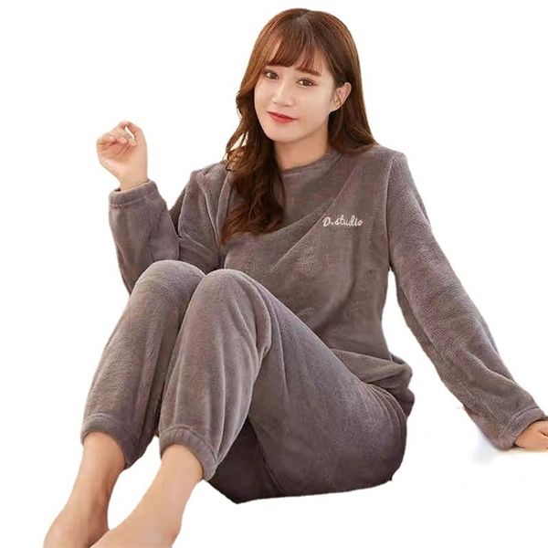 large size autumn and winter fairy warm suit casual couple home lazy trousers coral velvet loose all-match pajamas 220329, Black;red
large size autumn and winter fairy warm suit casual couple home lazy trousers coral velvet loose all-match pajamas 220329, Black;red