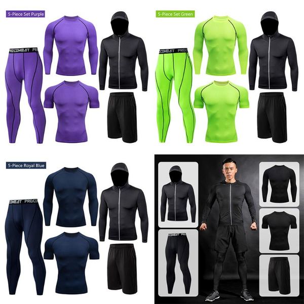 running sets men's sports suit breathable fitness training outdoor jogging leisure winter compression tracksuit men gymnastics, Black;blue
running sets men's sports suit breathable fitness training outdoor jogging leisure winter compression tracksuit men gymnastics, Black;blue