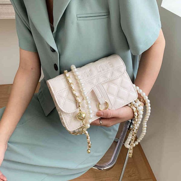 bags handbags summer simple 2022 fashion pearl chain single shoulder women's rhombic lattice embroidered thread messenger small square, Black;red
bags handbags summer simple 2022 fashion pearl chain single shoulder women's rhombic lattice embroidered thread messenger small square, Black;red
