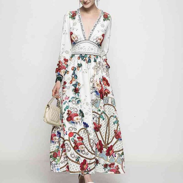 casual dresses spring and summer southeast asian style deep v fashion long skirt elegant thin sleeve printed dress 1lil, Black;gray
casual dresses spring and summer southeast asian style deep v fashion long skirt elegant thin sleeve printed dress 1lil, Black;gray