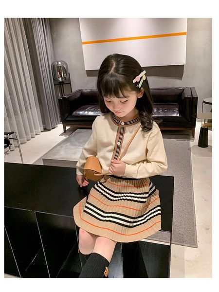 kids designer clothes baby clothes sets autumn new knitted cardigan jacket short sleeve pleated skirt sweater three piece set 100-160, White
kids designer clothes baby clothes sets autumn new knitted cardigan jacket short sleeve pleated skirt sweater three piece set 100-160, White