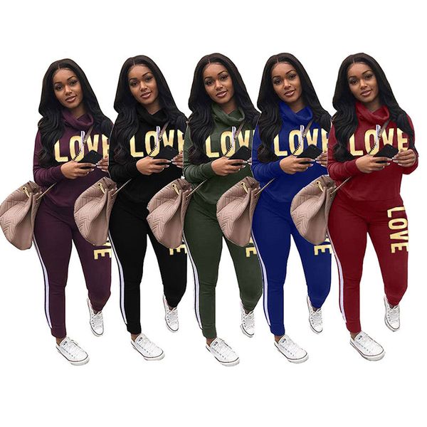 women's tracksuits 2022 piece set women black outfit love letter print high neck hoodies sweatshirt pants tracksuit streetwear casual s, Gray
women's tracksuits 2022 piece set women black outfit love letter print high neck hoodies sweatshirt pants tracksuit streetwear casual s, Gray