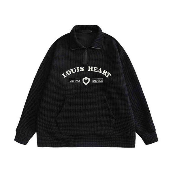 punk waffle embroidery pullover sweatshirt women vintage streetwear american casual plus size hoodies 2021 korean autumn clothes t220726, Black
punk waffle embroidery pullover sweatshirt women vintage streetwear american casual plus size hoodies 2021 korean autumn clothes t220726, Black