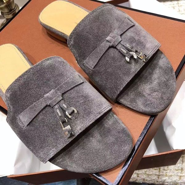 2022 new slippers cow suede european and american style lazy sandals womens shoes, Black
2022 new slippers cow suede european and american style lazy sandals womens shoes, Black