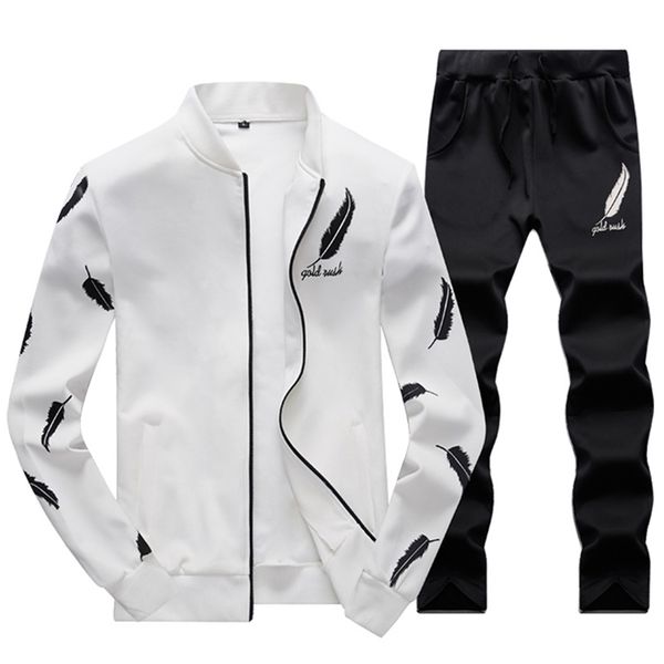 2 piece set printed men sweat suit stand-up collar solid color men's spring autumn long-sleeved cardigan set track suit 201128, Gray
2 piece set printed men sweat suit stand-up collar solid color men's spring autumn long-sleeved cardigan set track suit 201128, Gray