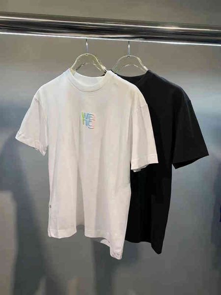 women's t-shirt king spring and summer round neck color letter printing loose cotton versatile short sleeve t-shirt women, White
women's t-shirt king spring and summer round neck color letter printing loose cotton versatile short sleeve t-shirt women, White