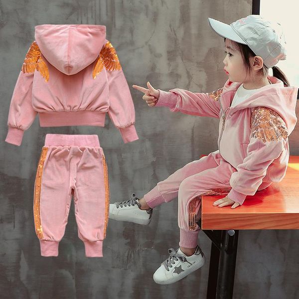 clothing sets little girls gold velvet set 2 pcs baby kids cute paillette spliced princess clothes children's spring fall outfit x330, White
clothing sets little girls gold velvet set 2 pcs baby kids cute paillette spliced princess clothes children's spring fall outfit x330, White