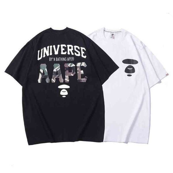spring and summer fashion ape man alphabet print collection short sleeve t-shirt, White;black
spring and summer fashion ape man alphabet print collection short sleeve t-shirt, White;black