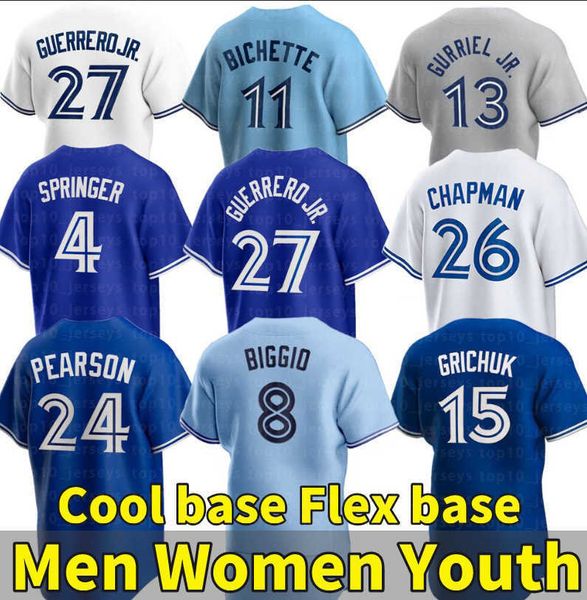 Matt Chapman Baseball Jersey Vladimir Guerrero Jr. Blue Cavan Biggio Jays Lourdes Gurriel Jr. Bo Bichette George Springer Jose Berrios, Men color 1
Matt Chapman Baseball Jersey Vladimir Guerrero Jr. Blue Cavan Biggio Jays Lourdes Gurriel Jr. Bo Bichette George Springer Jose Berrios, Men color 1