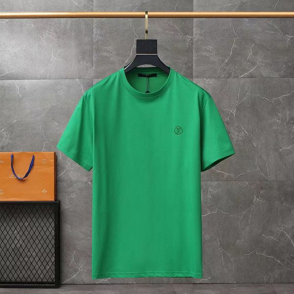 men's embroidered t shirt 23ss summer new casual pure color mercerized cotton t shirt men and women with the same street loose simple c, White;black
men's embroidered t shirt 23ss summer new casual pure color mercerized cotton t shirt men and women with the same street loose simple c, White;black