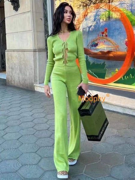 women's two piece pants women's knit set stretch lace-up long sleeve sweater & straight casual fashion female outfitwomen's, White
women's two piece pants women's knit set stretch lace-up long sleeve sweater & straight casual fashion female outfitwomen's, White