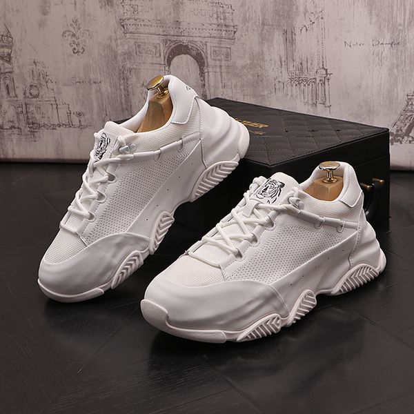 luxury designer wedding dress party shoes fashion men's breathable non-slip casual sneakers spring autumn lace up round toe driving wal, Black
luxury designer wedding dress party shoes fashion men's breathable non-slip casual sneakers spring autumn lace up round toe driving wal, Black