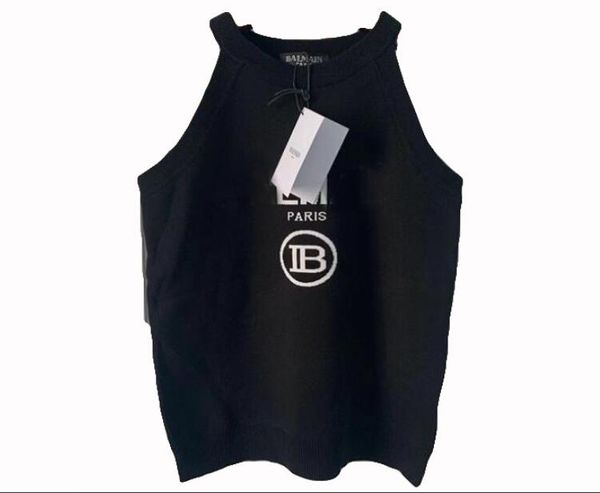 women's knits vest camisole suspenders knitwear jacquard letter women clothing crew neck sleeveless cotton spring summer knitting shor, White
women's knits vest camisole suspenders knitwear jacquard letter women clothing crew neck sleeveless cotton spring summer knitting shor, White