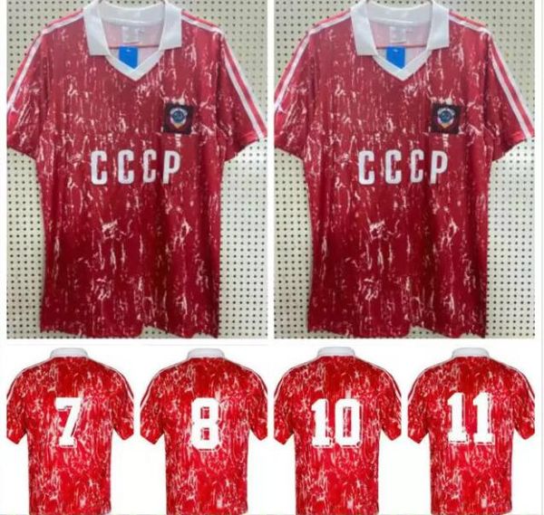 1990 soviet union retro version world cup soccer jersey 1989 1991 ussr home aleinikov protasov zavarov belanov football shirt uniforms, Black;yellow
1990 soviet union retro version world cup soccer jersey 1989 1991 ussr home aleinikov protasov zavarov belanov football shirt uniforms, Black;yellow