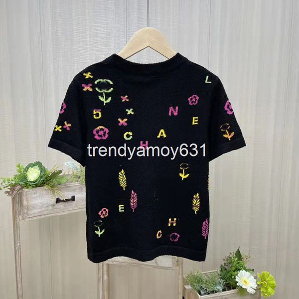 women's knits & tees 22 early spring round neck small fragrance letter pattern jacquard knitted black short sleeve t-shirt female, White
women's knits & tees 22 early spring round neck small fragrance letter pattern jacquard knitted black short sleeve t-shirt female, White