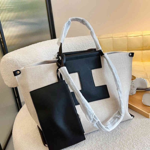 designer high capacity tote bag women canvas beach handbags leather shoulder bags purse lady shopping purse with wallet 220719
designer high capacity tote bag women canvas beach handbags leather shoulder bags purse lady shopping purse with wallet 220719