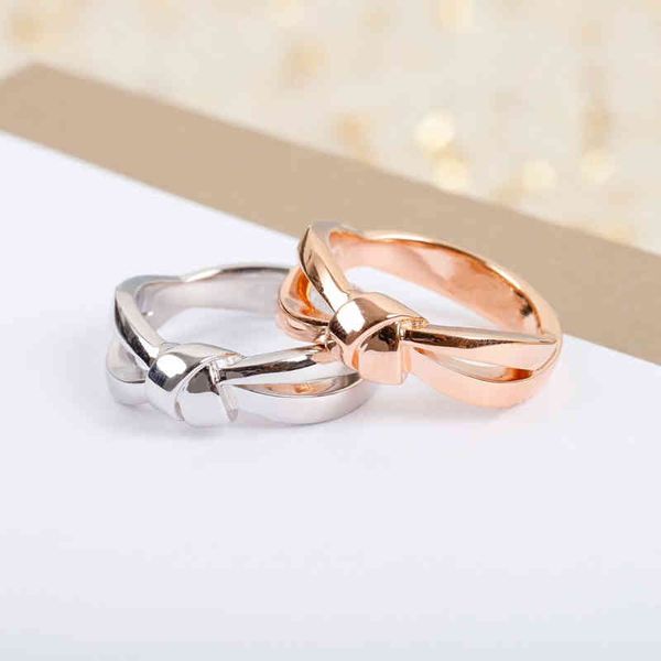 925 silver knot ring bowknot european and american trend ladies niche light luxury fashion brand jewelry
925 silver knot ring bowknot european and american trend ladies niche light luxury fashion brand jewelry