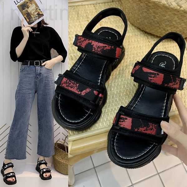 sandals designer sports sandals women's shoes 2020 summer new korean flat bottomed student thick muffin leisure beach sandalsrbqx, Black
sandals designer sports sandals women's shoes 2020 summer new korean flat bottomed student thick muffin leisure beach sandalsrbqx, Black