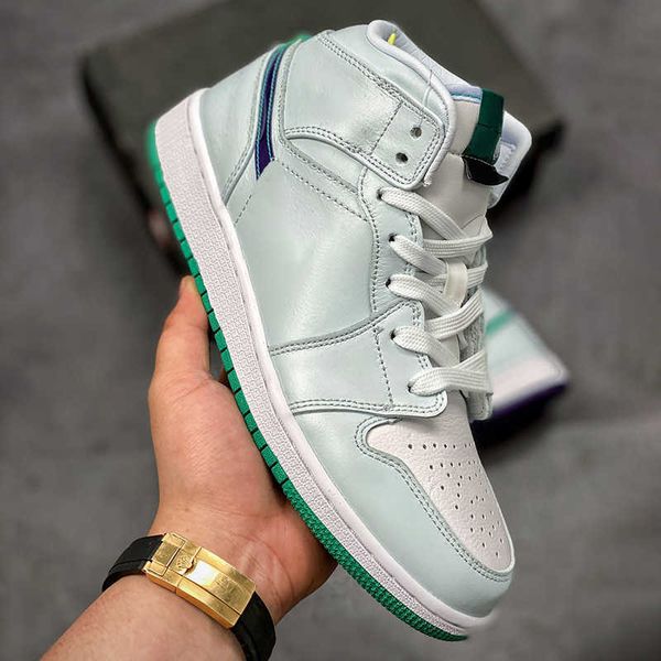 jumpman 1 mid basketball shoes mandarin duck greyish-green classical 1s designer fashion sport running shoe with box.
jumpman 1 mid basketball shoes mandarin duck greyish-green classical 1s designer fashion sport running shoe with box.
