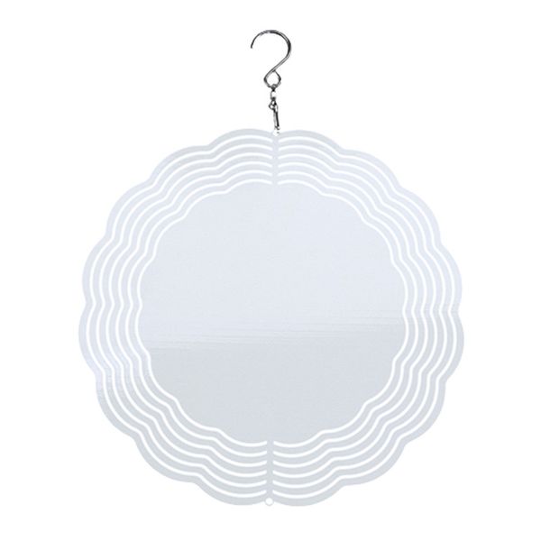 8inch/10 inch sublimation mental wind spinners double side white transfer aluminum diy blank wind bell for ornamentation
8inch/10 inch sublimation mental wind spinners double side white transfer aluminum diy blank wind bell for ornamentation