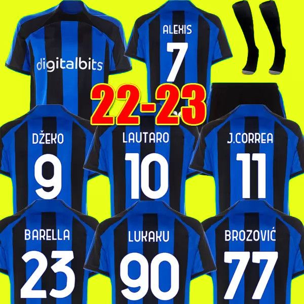 22 23 lukaku inters soccer jerseys milans barella correa alexis dzeko skriniar lautaro calhanoglu gosens bellanova football shirt 2022 2023, Black;yellow
22 23 lukaku inters soccer jerseys milans barella correa alexis dzeko skriniar lautaro calhanoglu gosens bellanova football shirt 2022 2023, Black;yellow