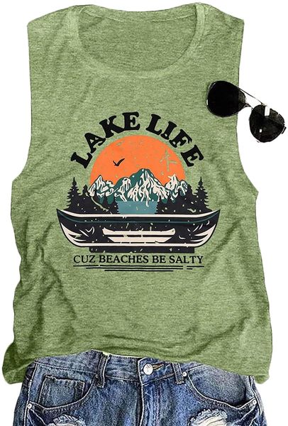 life tank for women funny vacation graphic t shirt summer casual sleeveless vest tees camis b19i#, White
life tank for women funny vacation graphic t shirt summer casual sleeveless vest tees camis b19i#, White