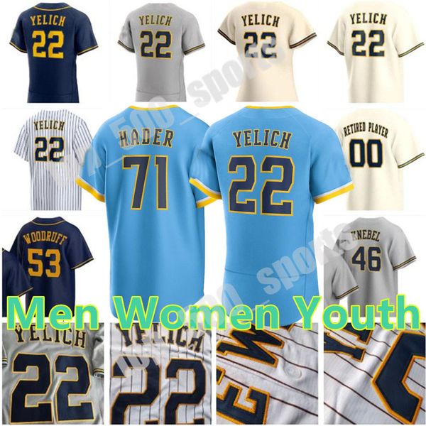 2023 custom 22 christian yelich jersey willy adames luis urias contreras rowdy tellez corbin burnes counsell hiura woodruff yount mitchell p, Blue;black
2023 custom 22 christian yelich jersey willy adames luis urias contreras rowdy tellez corbin burnes counsell hiura woodruff yount mitchell p, Blue;black