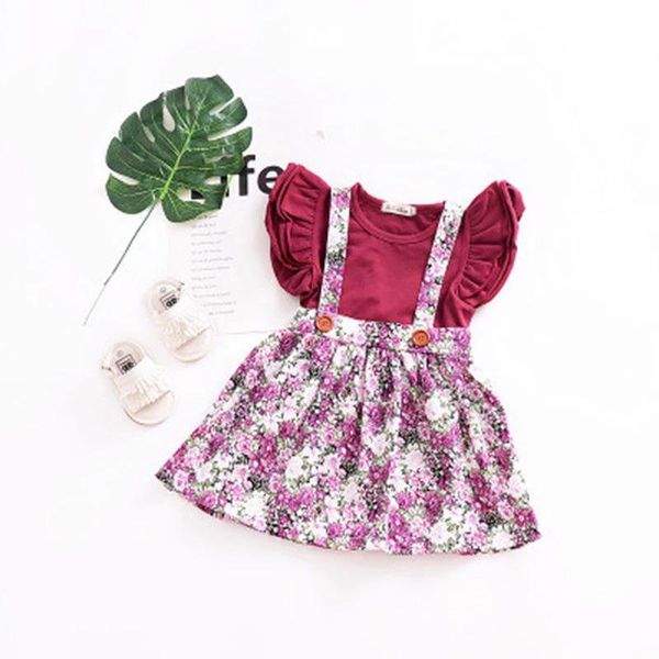 2018 baby girls floral straps skirts ins print suspender dresses boutique kids clothing summer, Blue
2018 baby girls floral straps skirts ins print suspender dresses boutique kids clothing summer, Blue