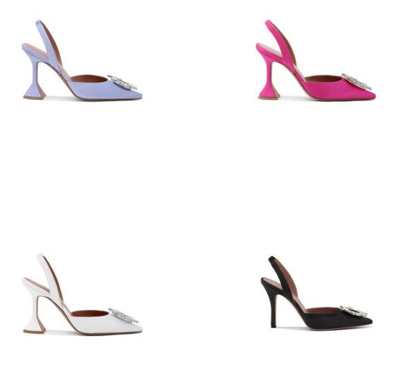 begum slingback sandals crystal buckle stain pumps fashion pointed toe designers dress party shoes, Black
begum slingback sandals crystal buckle stain pumps fashion pointed toe designers dress party shoes, Black