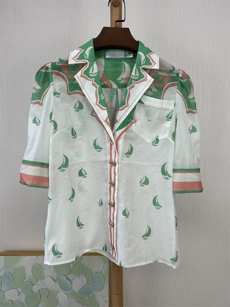 australian brand 2022 summer season shirt blouse holiday style lapel neck ramie green floral printed mid-sleeve branded with tags and labele, White
australian brand 2022 summer season shirt blouse holiday style lapel neck ramie green floral printed mid-sleeve branded with tags and labele, White