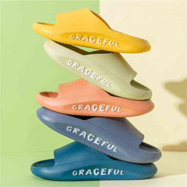 men's and women's thick platform slippers summer eva home anti-slip breathable soft sole slide sandals bathroom wearable shoes t22, Black
men's and women's thick platform slippers summer eva home anti-slip breathable soft sole slide sandals bathroom wearable shoes t22, Black