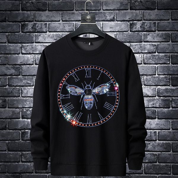 men's hoodies & sweatshirts designer 201 spring and autumn brand diamond sweater long sleeve men's little bee color personalized t, Black
men's hoodies & sweatshirts designer 201 spring and autumn brand diamond sweater long sleeve men's little bee color personalized t, Black