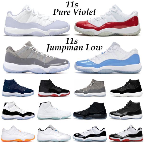 with box jordns jumpman 11 low basketball shoes men women 11s pure violet cherry cool grey midnight navy 25th anniversary bred mens trainers, Black
with box jordns jumpman 11 low basketball shoes men women 11s pure violet cherry cool grey midnight navy 25th anniversary bred mens trainers, Black