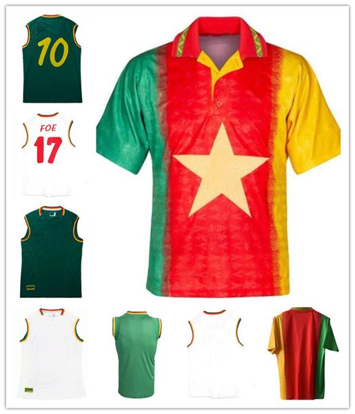 retro cameroon 2002 soccer jerseys eto'o mboma song football shirts vintage kit classic, Black;yellow
retro cameroon 2002 soccer jerseys eto'o mboma song football shirts vintage kit classic, Black;yellow