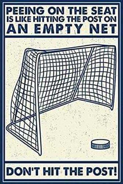 hockey don't hit the post funny bathroom metal tin sign valentines day decoration room decor gifts for women 8x12 inch
hockey don't hit the post funny bathroom metal tin sign valentines day decoration room decor gifts for women 8x12 inch