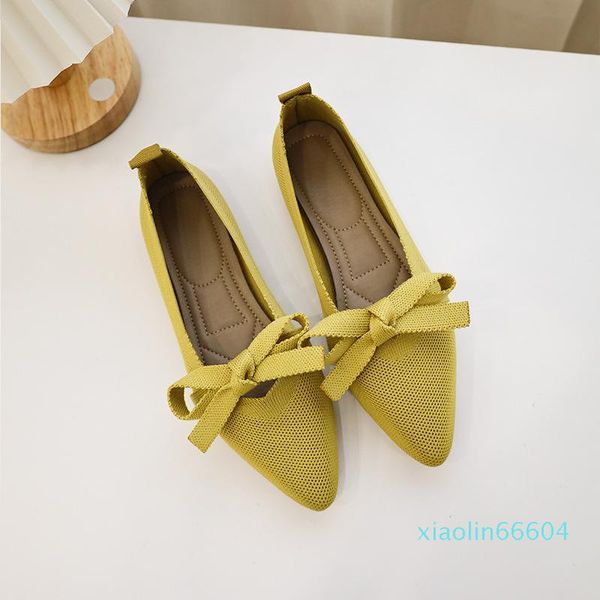 fashion-dress shoes woman shallow soft bottom breathable bow knitted mesh flat casual pointed toe ladies spring summer, Black
fashion-dress shoes woman shallow soft bottom breathable bow knitted mesh flat casual pointed toe ladies spring summer, Black
