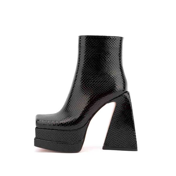 boots special double water platform thick shaped heel fashion ankle 220722, Black
boots special double water platform thick shaped heel fashion ankle 220722, Black