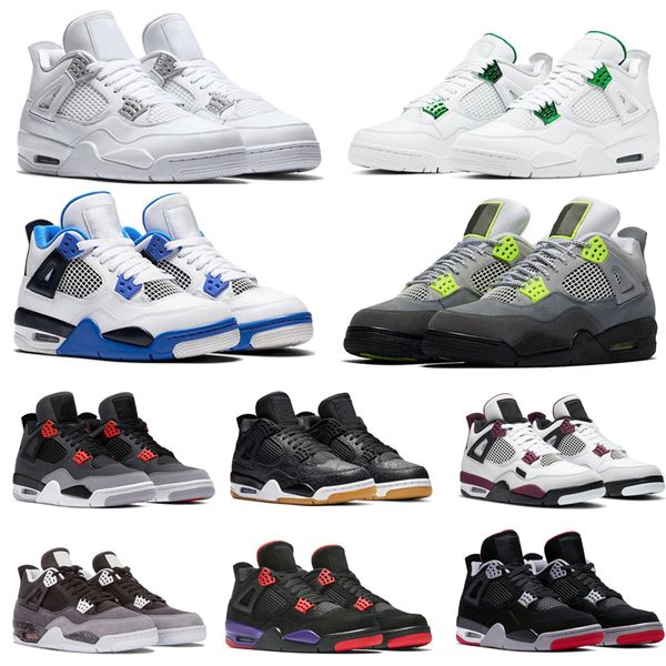 big size 36-47 mens basketball shoes 4 4s military black fire red thunder university blue black cat oreo womens designer sports
big size 36-47 mens basketball shoes 4 4s military black fire red thunder university blue black cat oreo womens designer sports