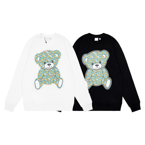 men's and women's sweater sweatshirt designer front and back bt bear print sweater simple solid color o-neck casual knitting loose, Black
men's and women's sweater sweatshirt designer front and back bt bear print sweater simple solid color o-neck casual knitting loose, Black