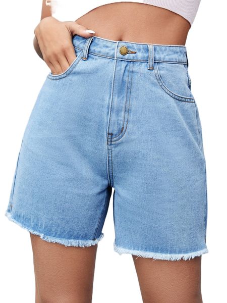 high waisted raw hem zip fly denim shorts y0mw#, White;black