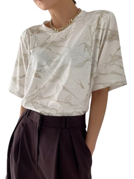 dazy graphic round neck tee 52lc#, White
dazy graphic round neck tee 52lc#, White