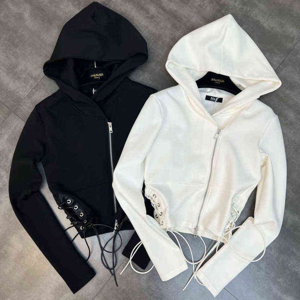 premium autumn arrival long sleeve zipper drawstring hooded slim sweatshirt women ge027, Black
premium autumn arrival long sleeve zipper drawstring hooded slim sweatshirt women ge027, Black