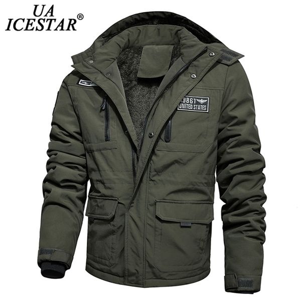 uaicestar winter thicken jacket men fleece casual hooded parkas jacketswarm windproof coat fashion military bomber tactical men 201218, Black;brown
uaicestar winter thicken jacket men fleece casual hooded parkas jacketswarm windproof coat fashion military bomber tactical men 201218, Black;brown