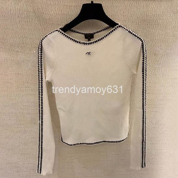 women's knits & tees xiaoxiang black-and-white knitted spring slim and simple long sleeve bottoming 
women's knits & tees xiaoxiang black-and-white knitted spring slim and simple long sleeve bottoming