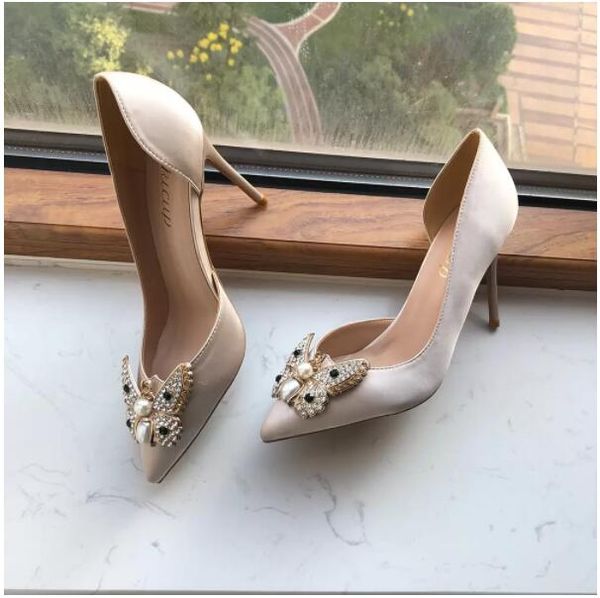 2022 fashion bowtie shoes glitter butterfly decor women silk satin d orsay high heels wedding bridal party shoe elegant ladies stilettos nud, Black
2022 fashion bowtie shoes glitter butterfly decor women silk satin d orsay high heels wedding bridal party shoe elegant ladies stilettos nud, Black
