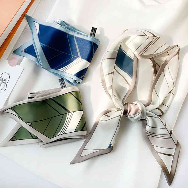 designer silk head bag hair scarf silk scarf small long female head hair bag wrapping band retro french spring and autumn foreign style fash, Blue;gray 
designer silk head bag hair scarf silk scarf small long female head hair bag wrapping band retro french spring and autumn foreign style fash, Blue;gray