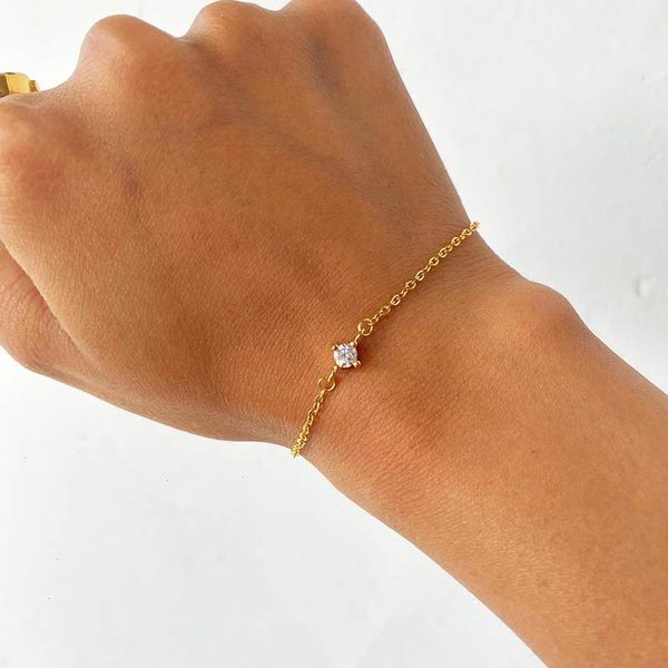 single zircon circle bead strands bracelets for women stainless steel bracelet summer jewelry couple friends accessories, Black
single zircon circle bead strands bracelets for women stainless steel bracelet summer jewelry couple friends accessories, Black