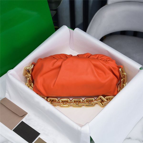 designer luxury the chain pouch clutch bag orange with gold hardware shoulder bag 6708 7a quality size: 30x16x12cm
designer luxury the chain pouch clutch bag orange with gold hardware shoulder bag 6708 7a quality size: 30x16x12cm