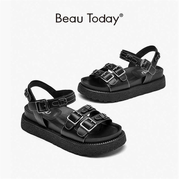 beautoday y sandal cow leather platform flats ankle buckle straps ladies summer beach casual shoes handmade 38153 210624, Black
beautoday y sandal cow leather platform flats ankle buckle straps ladies summer beach casual shoes handmade 38153 210624, Black